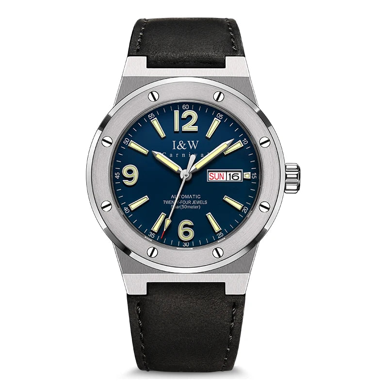 Carnival IW Mechanical Watch For Men Brand Luxury Automatic Men Watches MIYOTA or NH36 Sapphire Luminous Waterproof Reloj Hombre