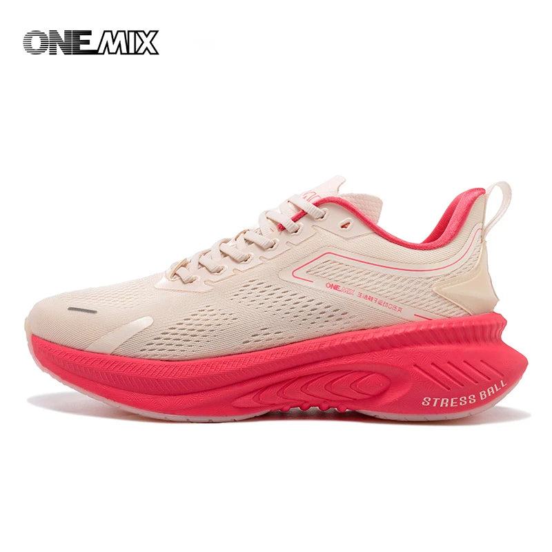 ONEMIX New Style Autumn Winter Men's Running Shoes Outdoor Jogging Cushioning Breathable Lightweight Elastic Sports Sneakers