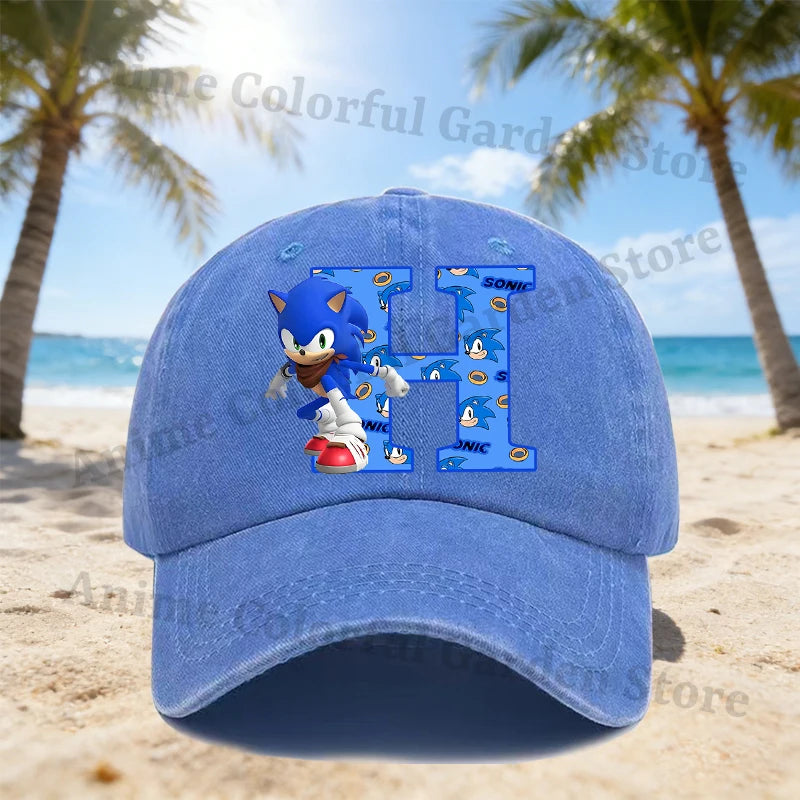 Anime Sonics Baseball Cap for Men Women Cartoon Fashion Peaked Caps Adults Summer Good-looking Sunscreen Hats Hip Hop Hat Gift