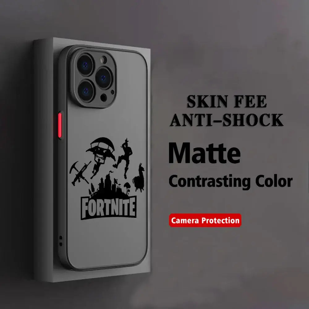 Hot Game F-Fortnite Phone Case For Xiaomi Redmi Note 14 13 12 12S 11 11S 10 10S 9T 9S 8 7 Pro Plus 4G 5G Matte Clear Back Cover