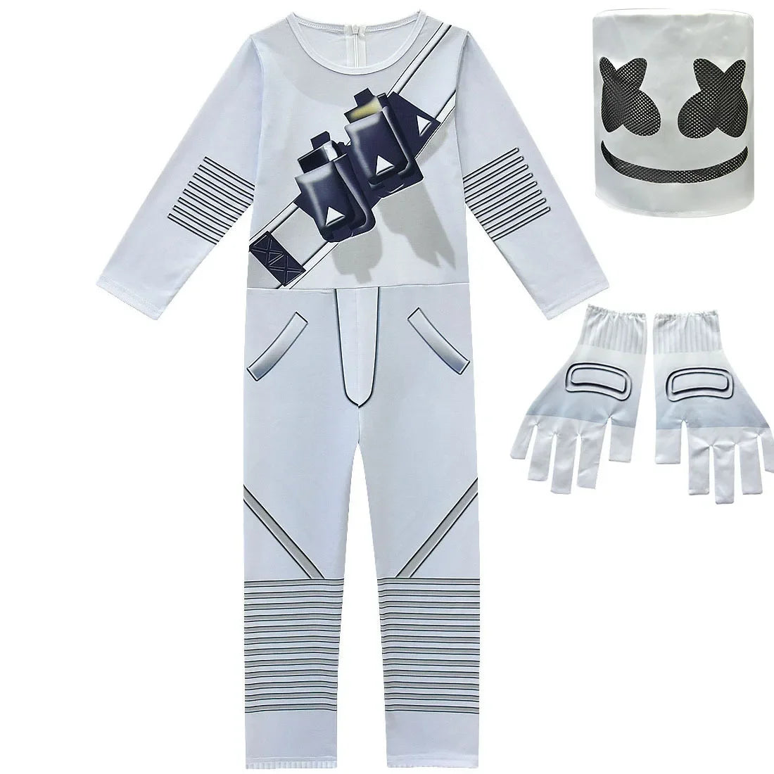 ❤★❤DJ kostýmy ve stylu partyzánského boje, kombinézy pro děti, klaunské cosplay oblečení, halloweenský a vánoční kostým na párty, herní cosplay Fortnites Co★♥★