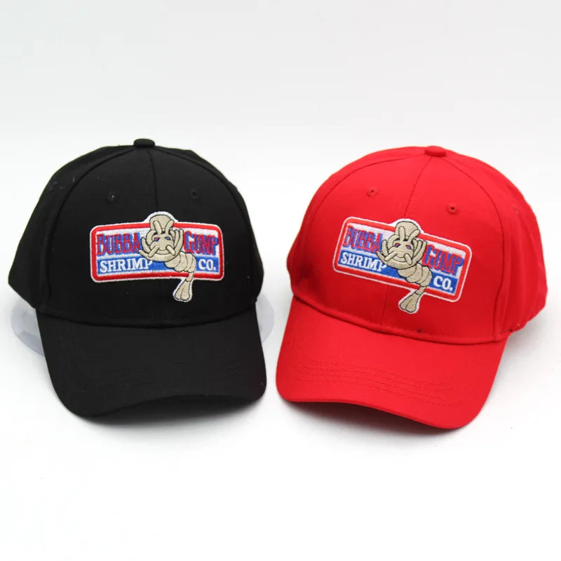 1994 BUBBA GUMP SHRIMP Baseball cap men women Sport hats Summer Cap Embroidered casual Hat Forrest Gump caps Costume wholesale