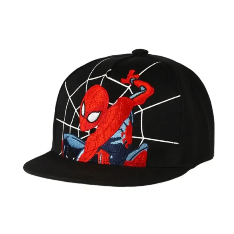 Anime Cartoon Spiderman Hats for Kids Toddler Baby Baseball Cap Spring Summer Children's Snapback Hip Hop Adjustable Caps