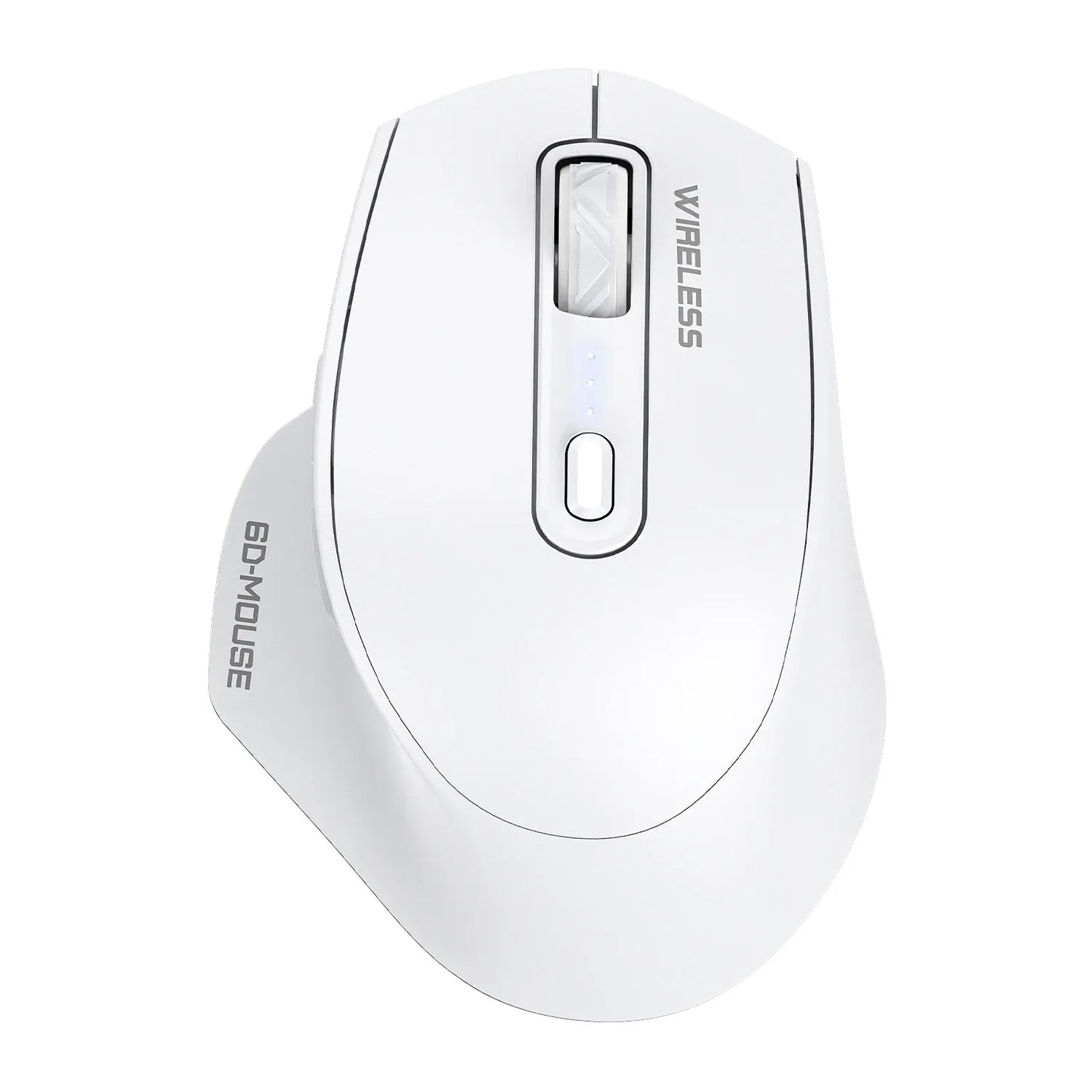 Wireless Tri-Mode Gaming Mouse 2.4G Dual Receiver Bluetooth With Battery Level Display Portable Universal Office Mouse