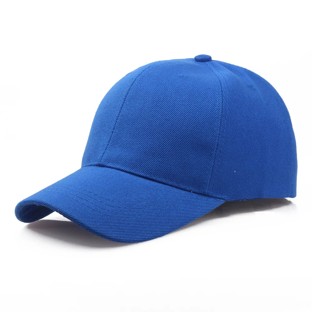 Schwarze Cap in Uni-Farbe – Baseballcap, Snapback, Casquette, Fitted Cap, lässige Gorras, Hip-Hop-Dad Hat für Herren und Damen, unisex