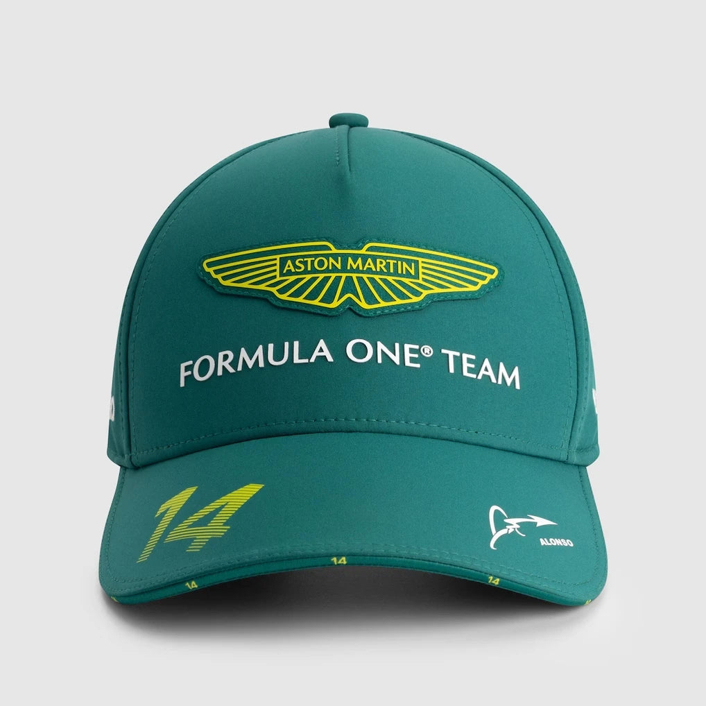 Aston Martin F1 Team 2025 Fernando Alonso Driver Cap,Alonso Spain GP,British GP,Miami GP,Singapore GP,Vegas GP Cap