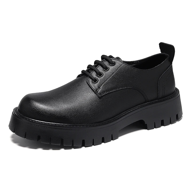 White Lace-up Oxford Shoe Men Fashion Men's Leather Sneakers Breathable Casual Loafers Shoes Mens Designer Men Comfortable Shoes