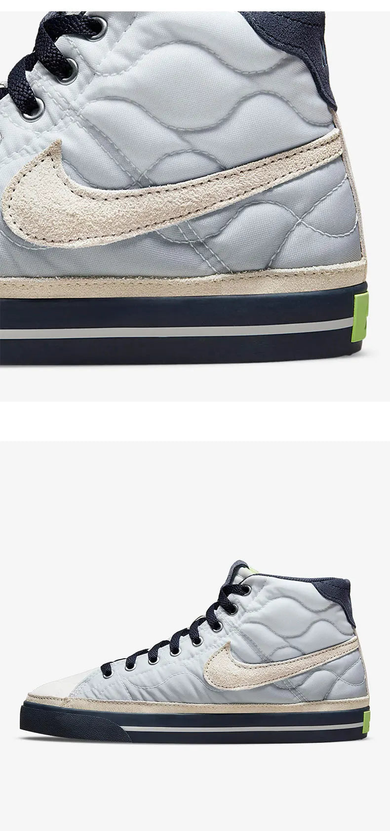 Nike Official Genuine COURT LEGACY MID Unisex Comfortable Sneakers DO2340-914
