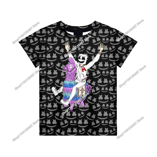 2026 Fortnite T-shirt Boys Summer Anime Game T Shirt Everyone T-Shirt Cute Tee Shirt Basic Battle Gamer Short Sleeve Man Tshirt