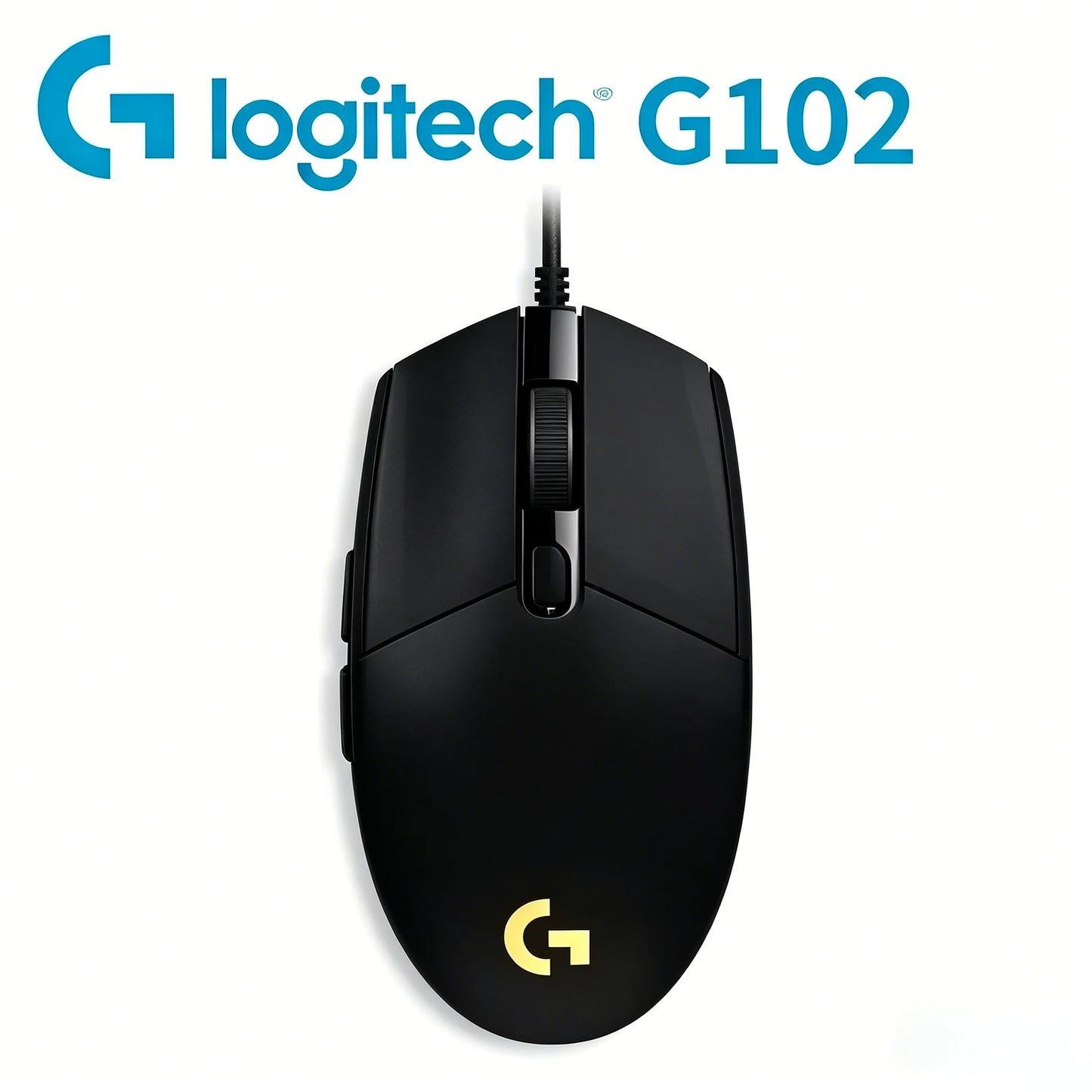 Logitech G102 Wired Gaming Mouse RGB Backlight 8000DPI Optical Sensor 6 Programmable Buttons for PC Laptop Gamers