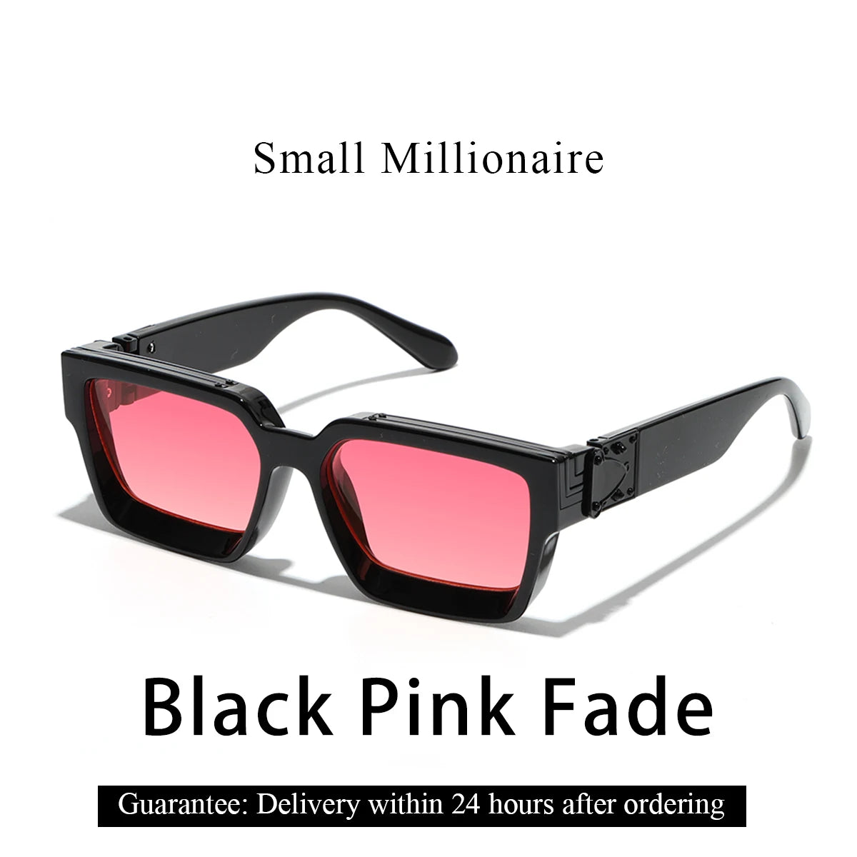 Ruiao Retro Black Millionaire Shades Luxury Sunglasses 2026 For Men Designer Famous Brand Square Sun Glasses Man Women Sunglass