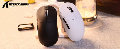 ATTACK SHARK X8 Ultra 8KHz Wireless Gaming Mouse, 55g Superlight, Nordic 52840, PAW3950MAX, 42KDPI, Cool Nano-Coating, 500mAh