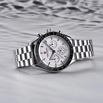 PAGANI DESIGN 2026 New V6 Moon Mens Watch Luxury Quartz Speed Sports Chronograph Watch For Men Watch AR Sapphire glass Local Shipping