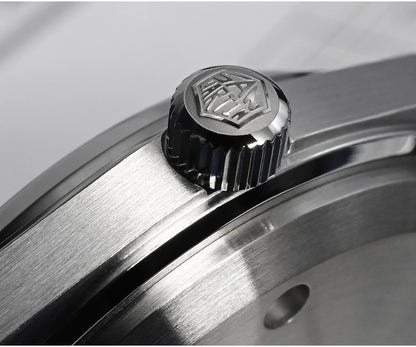 Relógio clássico de homem San Martin 40mm Miyota 9015, relógio de pulso mecânico automático de luxo elegante com bracelete de desengate rápido SN0023