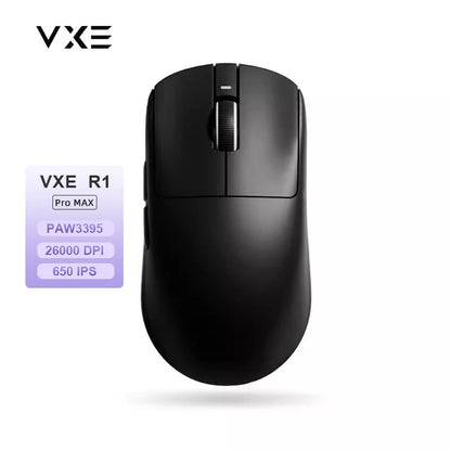 Ratón gaming inalámbrico ATK VXE Dragonfly R1 Pro MAX PAW3395 R1 SE Plus, ratón FPS esports personalizable, recargable y ligero