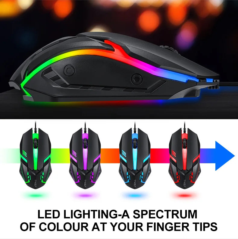 Arabic English Keyboard Spanish Russian Arabic Keyboard Mouse Kit 100% Keyboard ISO Layout 104 Keys Rainbow Backlight Gaming T20