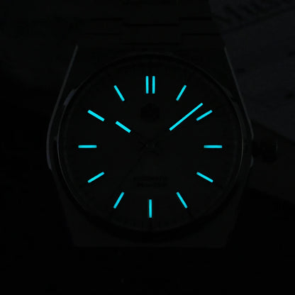 Relógio clássico de homem San Martin 40mm Miyota 9015, relógio de pulso mecânico automático de luxo elegante com bracelete de desengate rápido SN0023