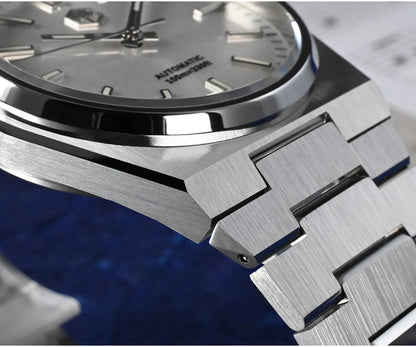 Relógio clássico de homem San Martin 40mm Miyota 9015, relógio de pulso mecânico automático de luxo elegante com bracelete de desengate rápido SN0023