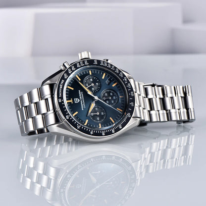 New man Watch PAGANI DESIGN Saturn men's top luxury Quartz Watch for men, sports chronograph, Sapphire Glass AR, glasses ceramic light, waterproof, stainless steel, ideal gift