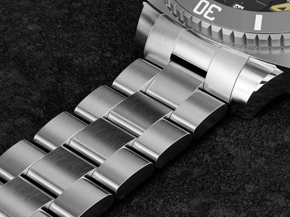 FeelNever Sport Automatic Movement Quartz Watch Stainless Steel Sapphire Crystal Watches Men 500M Waterproof Clocks Reloj Hombre
