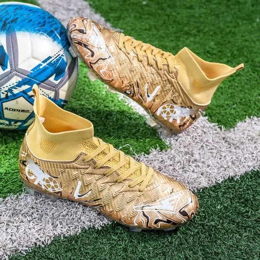 ro Performance HighCut voetbalschoenen FG TF met noppen, ademende, lichtgewicht schoenen voor trainingen en wedstrijden op gras en kunstgras