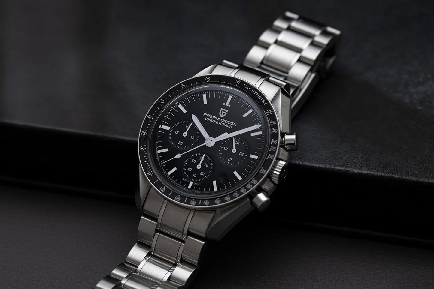 2026 New PAGANI DESIGN Mens Watches Panda Moon Watch Luxury Quartz Watch For Men Automatic Date Sport Chronograph Wristwatch Men
