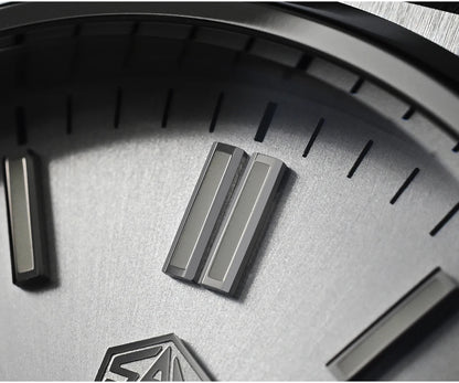Relógio clássico de homem San Martin 40mm Miyota 9015, relógio de pulso mecânico automático de luxo elegante com bracelete de desengate rápido SN0023