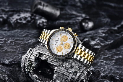 PAGANI DESIGN 2026 New V6 Moon Mens Watch Luxury Quartz Speed Sports Chronograph Watch For Men Watch AR Sapphire glass Local Shipping