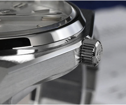 Relógio clássico de homem San Martin 40mm Miyota 9015, relógio de pulso mecânico automático de luxo elegante com bracelete de desengate rápido SN0023