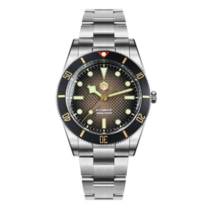 San Martin New 37mm BB54 Vintage Diver Watch ST2130 Automatic Mechanical Men Wristwatch Sapphire Luminous Waterproof 200m SN0138