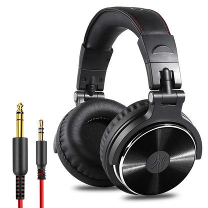 OneOdio Over Ear Headphones HiFi Studio DJ Headphones Wired Gaming Headset with Mic, Professional Monitor Headphones for PC, Phone & Music Production