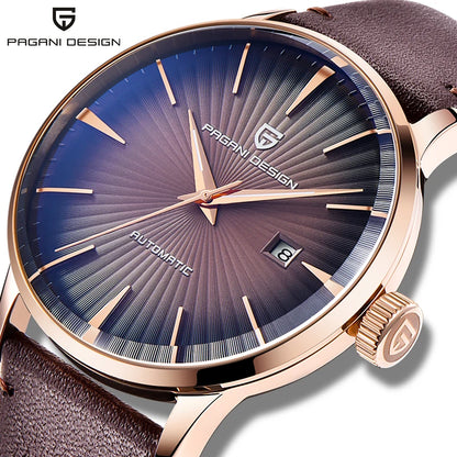 2026 New PAGANI DESIGN Men's Watches Fashion Sports Gold Watch For Men Automatic Mechanical Wristwatches Men Waterproof Leather