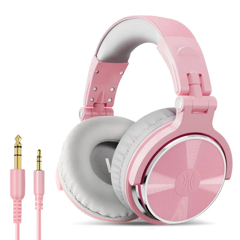 OneOdio Over Ear Headphones HiFi Studio DJ Headphones Wired Gaming Headset with Mic, Professional Monitor Headphones for PC, Phone & Music Production
