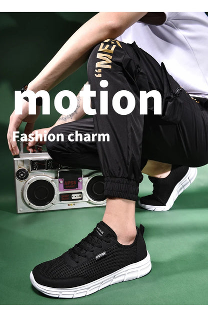 Men's Casual Mesh Summer Sneakers Breathable Lightweight Tennis Shoes Walking Sneakers Comfortable Masculino Zapatillas Hombre