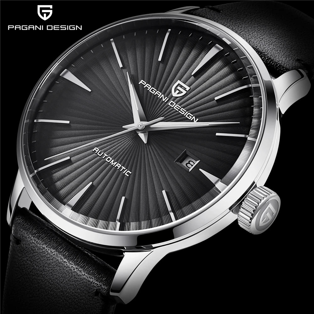 2026 New PAGANI DESIGN Men's Watches Fashion Sports Gold Watch For Men Automatic Mechanical Wristwatches Men Waterproof Leather