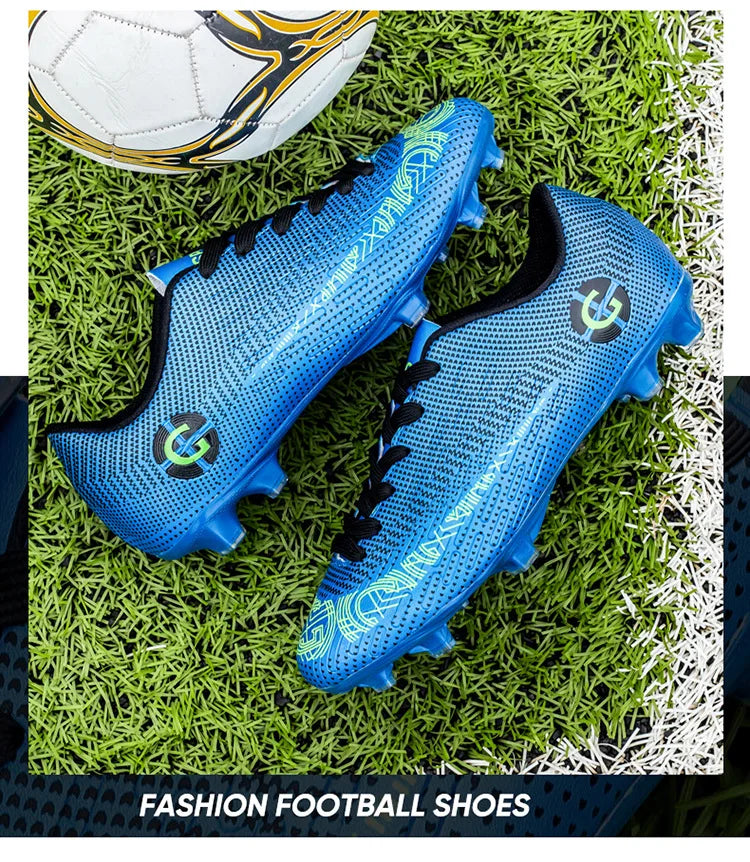 „WaterMonkey“ suaugusiųjų vyrų futbolo bateliai su ilgais spygliais, futbolo bateliai lauko vejos žaidimams, „AG Cleats“ bateliai, žemi futbolo treniruočių sportiniai bateliai