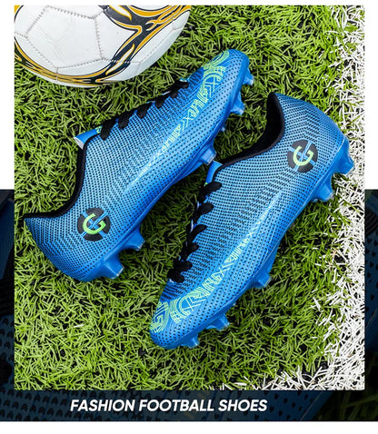 „WaterMonkey“ suaugusiųjų vyrų futbolo bateliai su ilgais spygliais, futbolo bateliai lauko vejos žaidimams, „AG Cleats“ bateliai, žemi futbolo treniruočių sportiniai bateliai