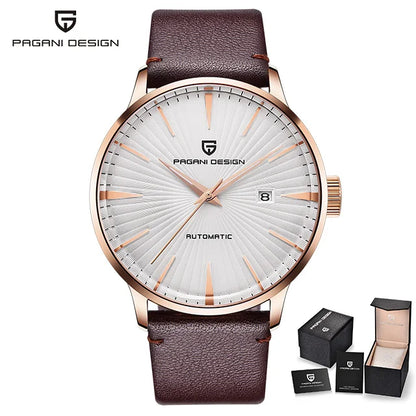 2026 New PAGANI DESIGN Men's Watches Fashion Sports Gold Watch For Men Automatic Mechanical Wristwatches Men Waterproof Leather