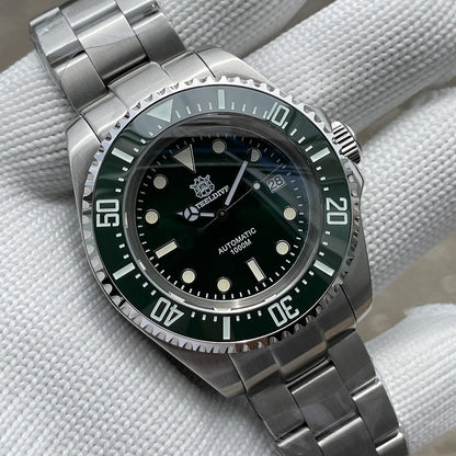 SD1964 STEELDIVE 1000M Waterproof 45.4MM Big Water Ghost Watch For Men Super BGW9 Blue Luminous Dive Watch with Valve