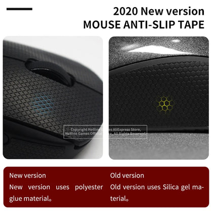 Cinta antideslizante Hotline Games para ratón Logitech G305 G203 G102 G304, almohadillas resistentes al sudor y adhesivos laterales antideslizantes para ratón