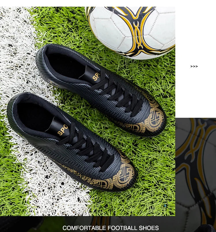 „WaterMonkey“ suaugusiųjų vyrų futbolo bateliai su ilgais spygliais, futbolo bateliai lauko vejos žaidimams, „AG Cleats“ bateliai, žemi futbolo treniruočių sportiniai bateliai