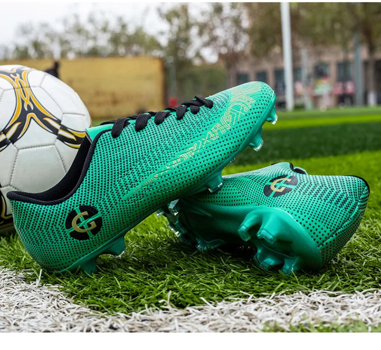 „WaterMonkey“ suaugusiųjų vyrų futbolo bateliai su ilgais spygliais, futbolo bateliai lauko vejos žaidimams, „AG Cleats“ bateliai, žemi futbolo treniruočių sportiniai bateliai