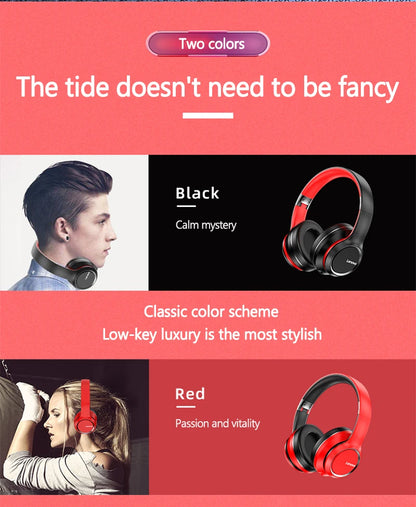 Lenovo HD200 Wireless Bluetooth Over-Ear Headphones – Noise Cancelling HiFi Stereo Gaming Headset with Microphone