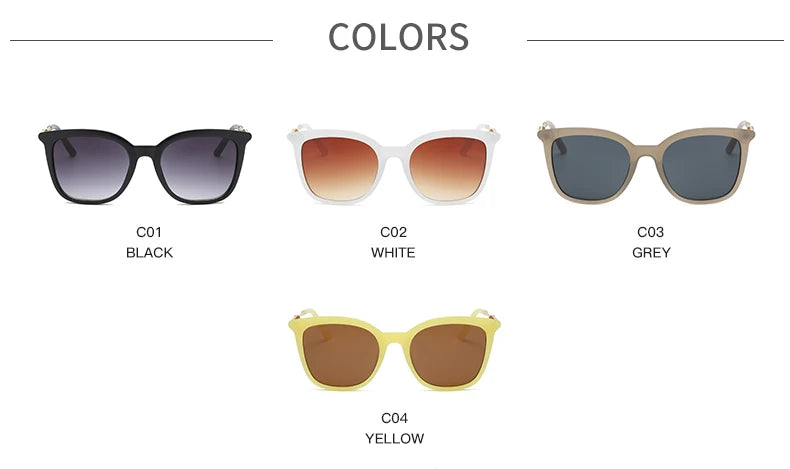 6pcs/3pcs Classic Square Sunglasses Women Men Vintage Brand Eyeglasses Alloy Frame Retro Fashion Style Shades Oculos de sol