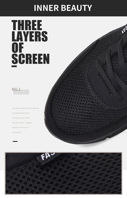 Men's Casual Mesh Summer Sneakers Breathable Lightweight Tennis Shoes Walking Sneakers Comfortable Masculino Zapatillas Hombre