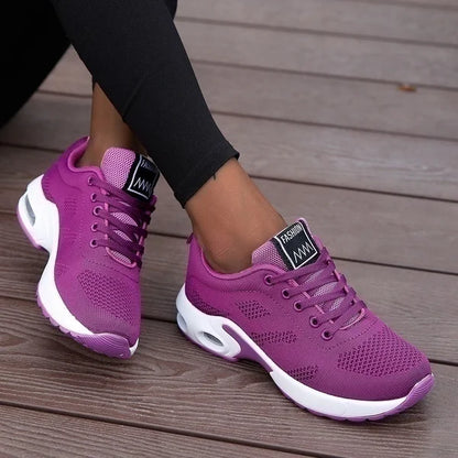 Damskie buty do biegania, oddychające buty casualowe, lekkie sportowe buty outdoorowe, sneakersy do chodzenia na co dzień, Tenis Feminino
