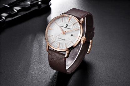 2026 New PAGANI DESIGN Men's Watches Fashion Sports Gold Watch For Men Automatic Mechanical Wristwatches Men Waterproof Leather