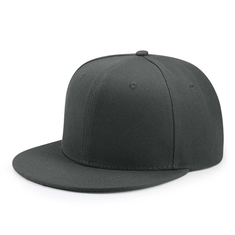 Adult Back Closed Baseball Cap for Small Head Lady Man Blank Hiphop Snapback Hat Man Plus Size Fitted Flat Peak Caps 55cm to 64c
