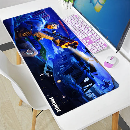 Didelis „Overwatch“ pelės kilimėlis DIY Kawaii XXL kompiuterio stalo kilimėlis žaidėjams biurui, klaviatūrai ir žaidimų aksesuarams