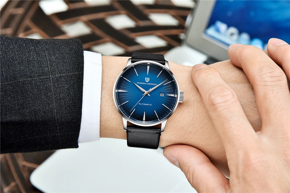 2026 New PAGANI DESIGN Men's Watches Fashion Sports Gold Watch For Men Automatic Mechanical Wristwatches Men Waterproof Leather